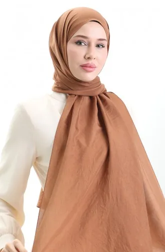 Madame Mary Fransız Vual Şal 19099-18 Kahverengi
