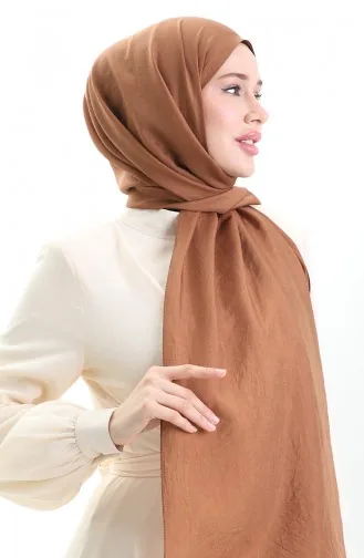 Madame Mary Fransız Vual Şal 19099-18 Kahverengi
