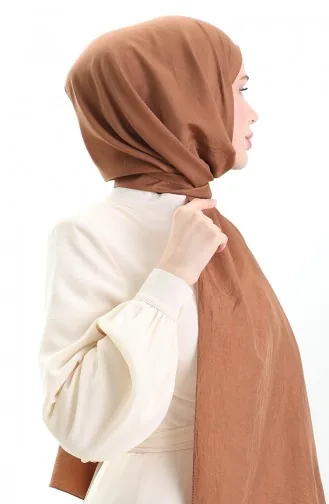 Madame Mary Fransız Vual Şal 19099-18 Kahverengi
