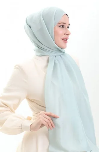 Châle En Voile Français Madame Mary 19099-26 Vert Aqua 19099-26