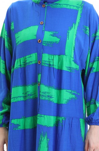 Saxon blue İslamitische Jurk 2069-02