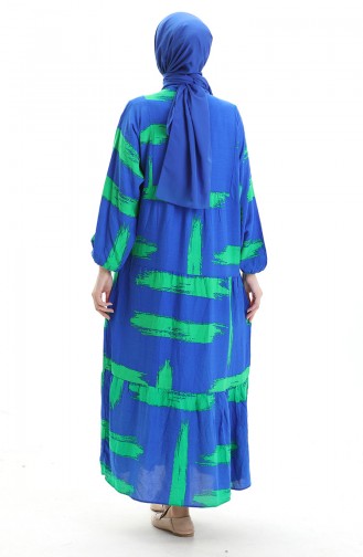Saxon blue İslamitische Jurk 2069-02