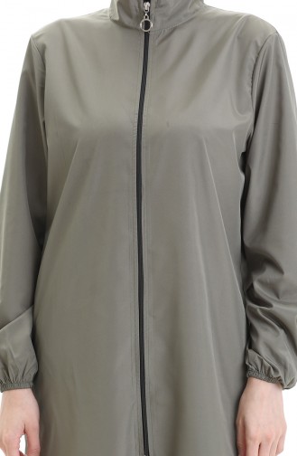 Hellkhaki grün Hijab Badeanzug 9006-04