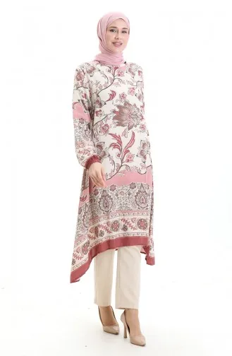 تونيك فيسكوز منقوش 1006-01 بودرة 1006-01