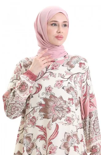 تونيك فيسكوز منقوش 1006-01 بودرة 1006-01