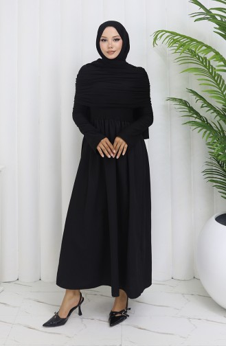 Black İslamitische Jurk 81900-01