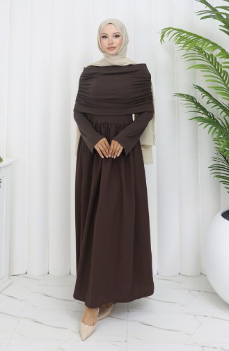 Brown İslamitische Jurk 81900-03