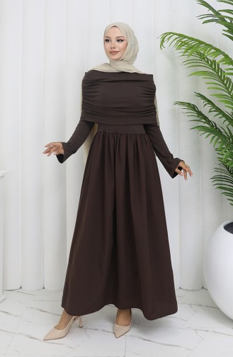 Brown İslamitische Jurk 81900-03