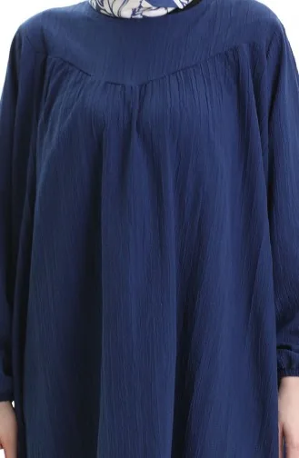 Kolu Lastikli Tunik Pantolon İkili Takım 0103-04 İndigo