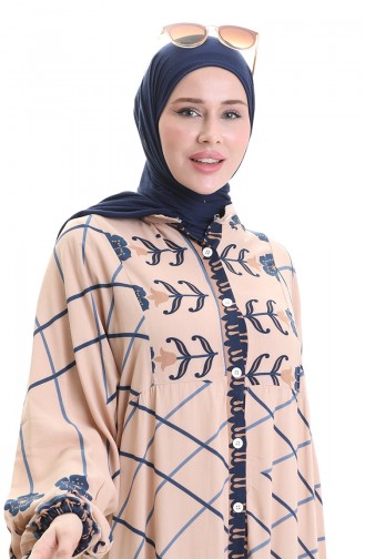 Mink Hijab Dress 2075-01