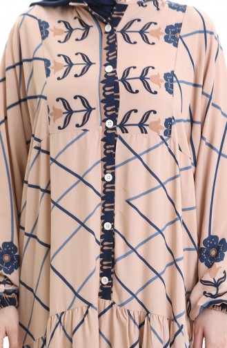 Mink Hijab Dress 2075-01