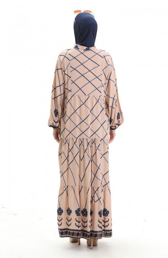 Mink Hijab Dress 2075-01