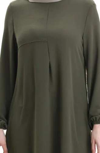 Frame Gedetailleerde Lange Tuniek 4105-02 Donkergroen 4105-02