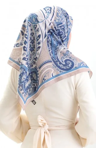 وشاح كاراكا المنقوش من الكوبرا 81090-10 نيلي أرضي 81090-10