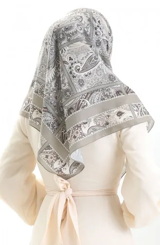 وشاح كاراكا القطني المنقوش 81094-11 بيج غامق 81094-11