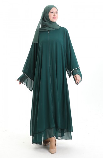 Emerald Green Abaya 0167-03