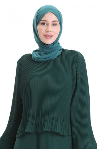 Habillé Hijab Vert emeraude 0170-03