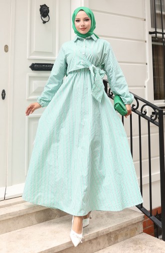 Green İslamitische Jurk 0099-01