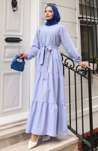 Robe Rayée Terikoton 0100-01 Bleu Marine 0100-01
