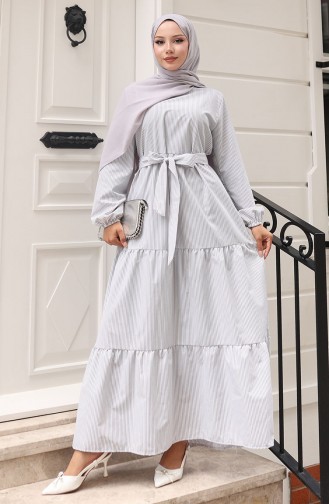 Robe Hijab Gris 0101-01