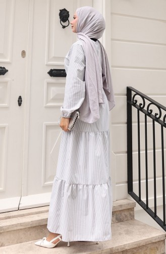 Robe Hijab Gris 0101-01
