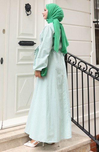Robe Hijab Vert 0102-03