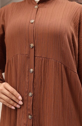 Tan Hijab Dress 2074-01