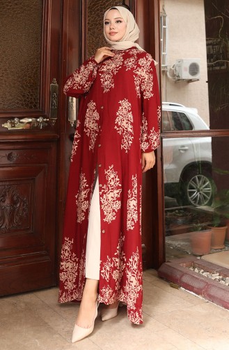 Robe Hijab Bordeaux 2080-02