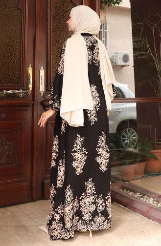 Robe Hijab Noir 2080-03