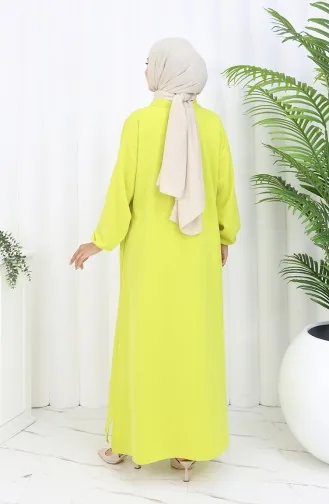 Ensemble Deux Pièces Tunique Et Pantalon à Boutons-pression 0097-05 Vert Pétrole 0097-05