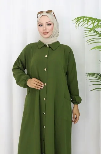 Tuniek Met Drukknopen Tweedelig Pak 0097-08 Khaki 0097-08
