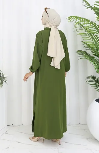 Tuniek Met Drukknopen Tweedelig Pak 0097-08 Khaki 0097-08