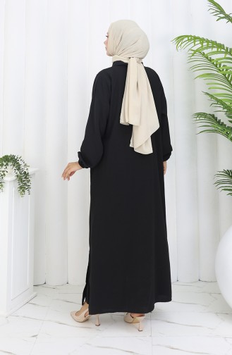 Çıtçıtlı Tunik Pantolon İkili Takım 0097-09 Siyah