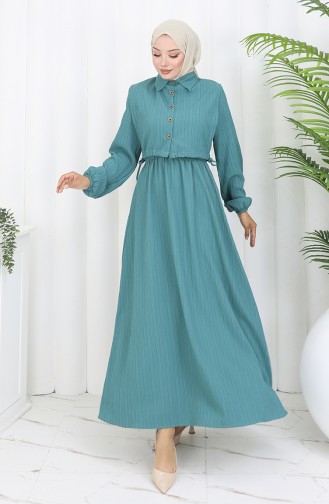 Robe Hijab Vert 2072-04