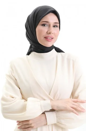 Madame Mary Französischer Voile Schal 19098-01 Schwarz 19098-01