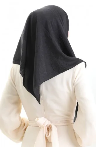 Madame Mary Französischer Voile Schal 19098-01 Schwarz 19098-01