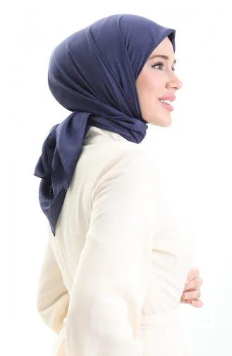 Madame Mary Franse Voile Sjaal 19098-05 Marineblauw 19098-05