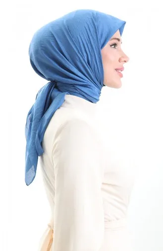 Madame Mary Französischer Voile Schal 19098-06 Indigo 19098-06