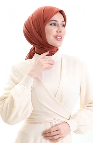 وشاح مدام ماري الفرنسي من الفوال 19098-17 لون بني داكن 19098-17