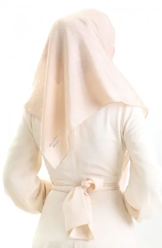 Madame Mary Franse Voile Sjaal 19098-20 Mink 19098-20