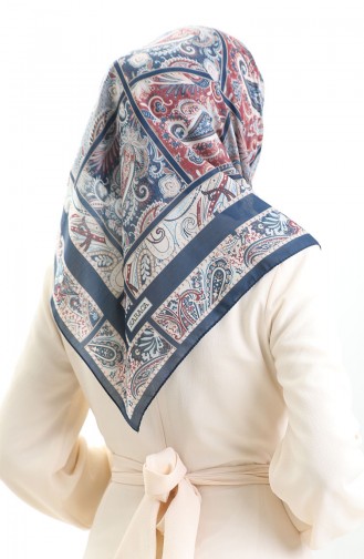 وشاح أزرق كحلي 81094-09