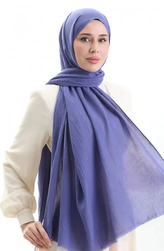 Bambu Şal 70281-22 Koyu İndigo