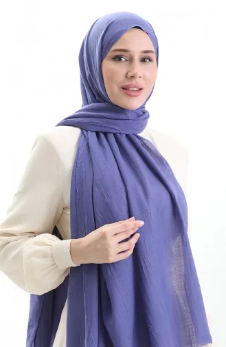 Bambu Şal 70281-22 Koyu İndigo