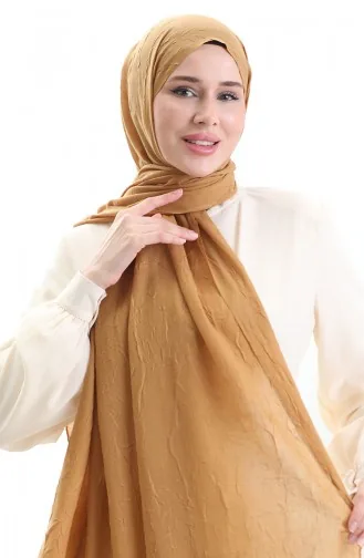 Bambu Şal 70281-27 Koyu Hardal