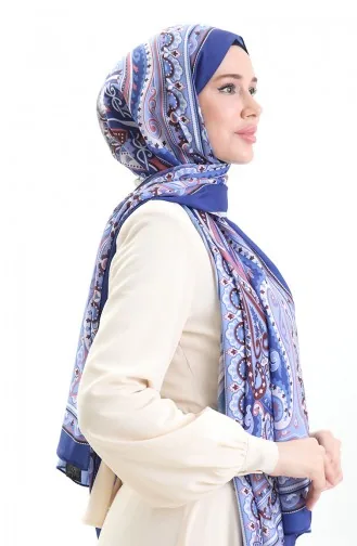 Etnik Desen soft Şal 70295-04 Saks