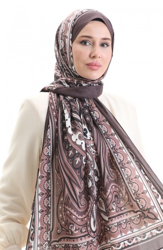 Châle Couleur Brun 70295-12