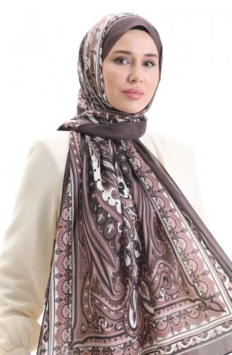 Etnik Desen soft Şal 70295-12 Kahverengi