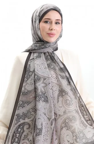 Châle En Coton à Motifs Karaca 82001-01 Poudre Marron 82001-01