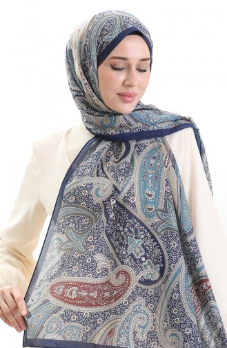 شال أزرق كحلي 82001-07