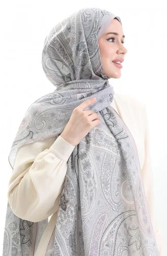 Châle En Coton à Motifs Karade 82001-11 Pinky 82001-11